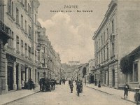 Gundulićeva ulica, oko 1910. godine, pogled prema sjevru